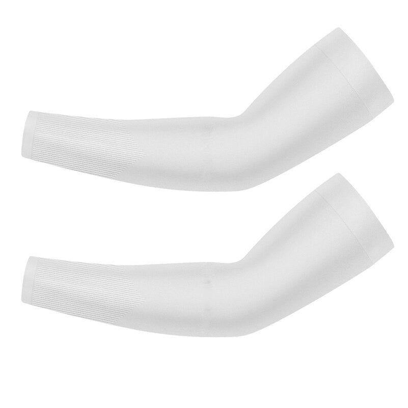 זוג שרוולים נגד שמש בצבע לבן