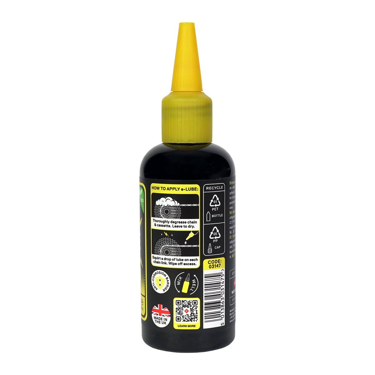 שמן מומנט גבוה וולדטייט 100 מ"ל טיפות WELDTITE e-Lube
