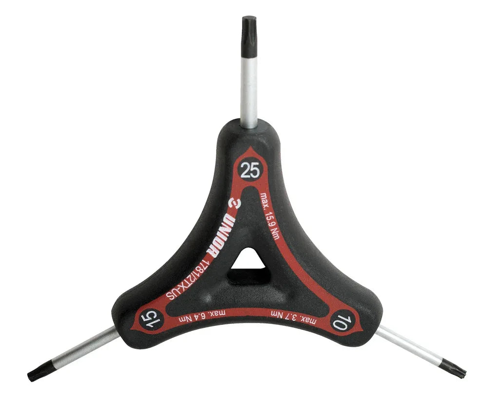 מפתח Y משולש כוכב 10/15/25 מ"מ Unior דגם 1781/2TX-US - Bikes Online