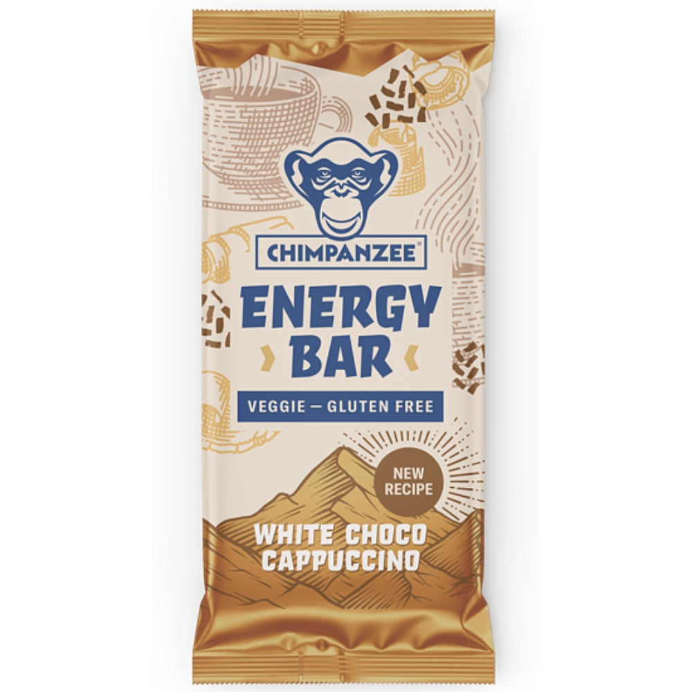 חטיף אנרגיה קפוצ'ינו ושוקולד לבן Chimpanzee White Choco Cappuccino