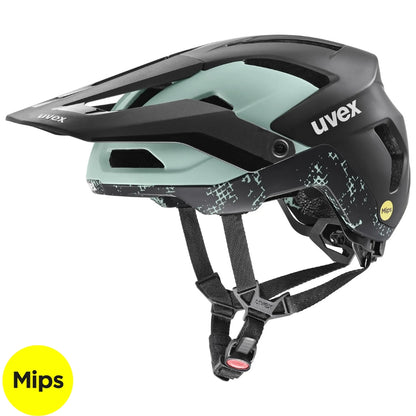 קסדה לאופניים ספורטיבית Uvex Renegade MIPS שחור\מרווה