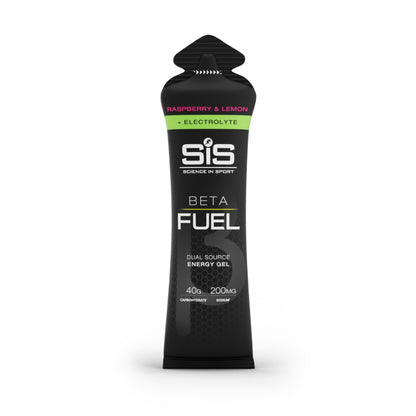 ג'ל אנרגיה עם אלקטרוליטים טעם פטל ולימון SiS BETA Fuel + Electrolyte