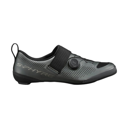 נעלי רכיבה לטריאתלון שימאנו Shimano S-PHYRE TR9 (TR-903) שחור מתכתי