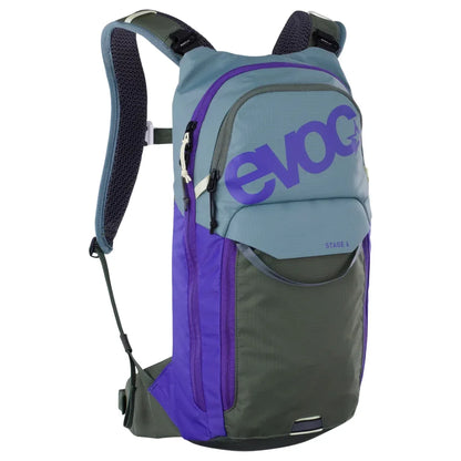 תיק רכיבה וטיולים + שלוקר 6 ליטר אבוק Evoc Stage 6 סגול-זית - Bikes Online