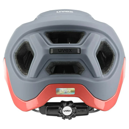 קסדה לאופניים ספורטיבית Uvex REACT אפור\כתום