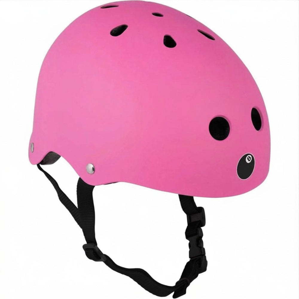 קסדה לאופניים קסדה לקורקינט לילדים ונוער Eight Ball ורוד