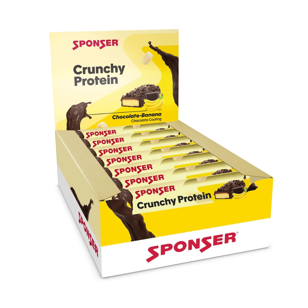 חטיף חלבון בטעם בננה ושוקולד SPONSER Crunchy Protein