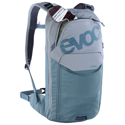 תיק רכיבה וטיולים + שלוקר 6 ליטר אבוק Evoc Stage 6 אפור
