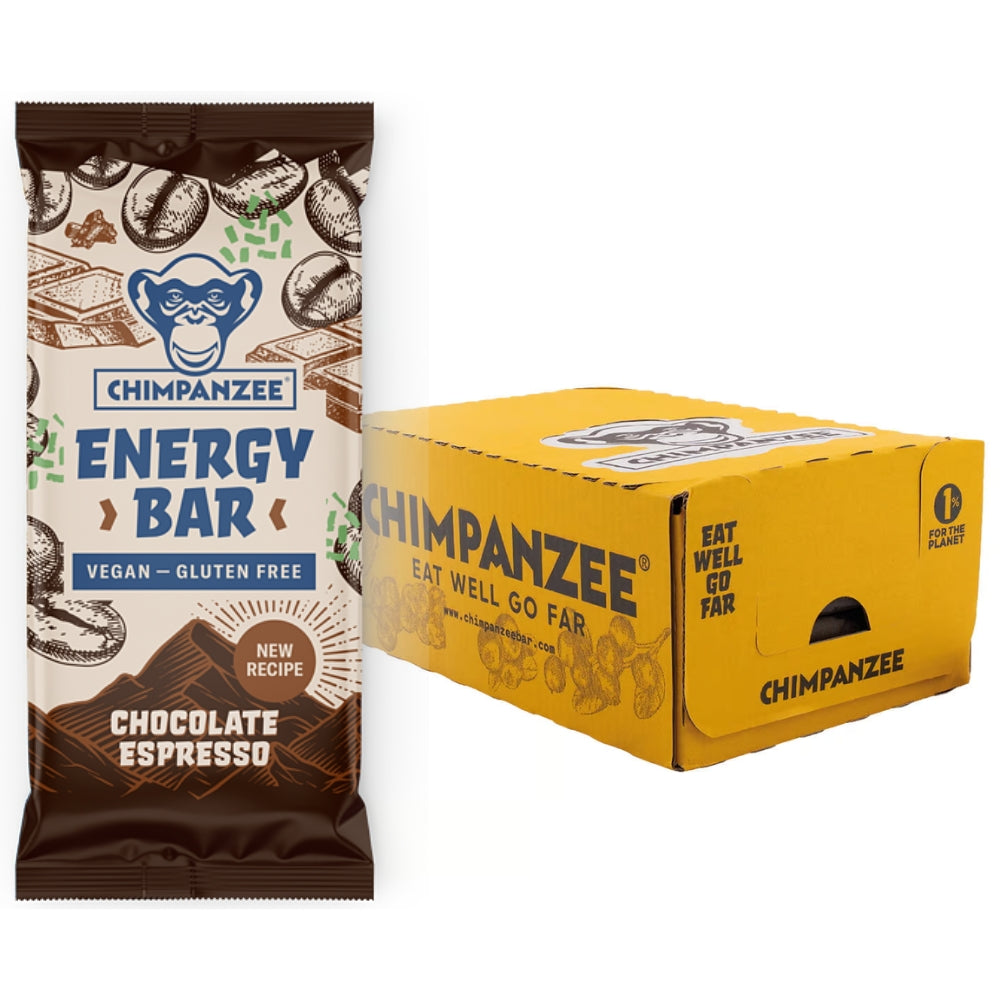 חטיף אנרגיה טבעוני שוקולד אספרסו Chimpanzee Chocolate Espresso