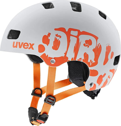 קסדה לילדים ונוער UVEX Kid 3 DIRT אפור\כתום