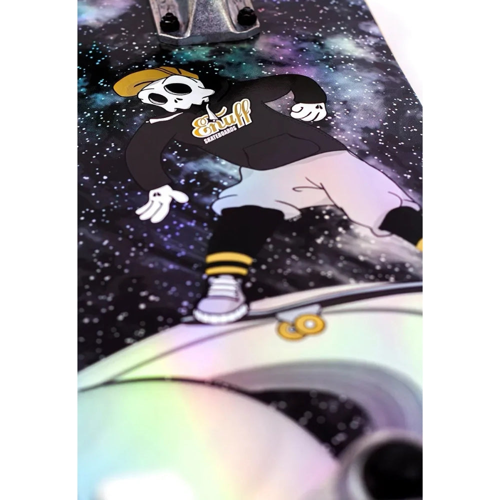 סקייטבורד לילדים פעלולים סטריט ENUFF SKULLY שחור הולוגרמה