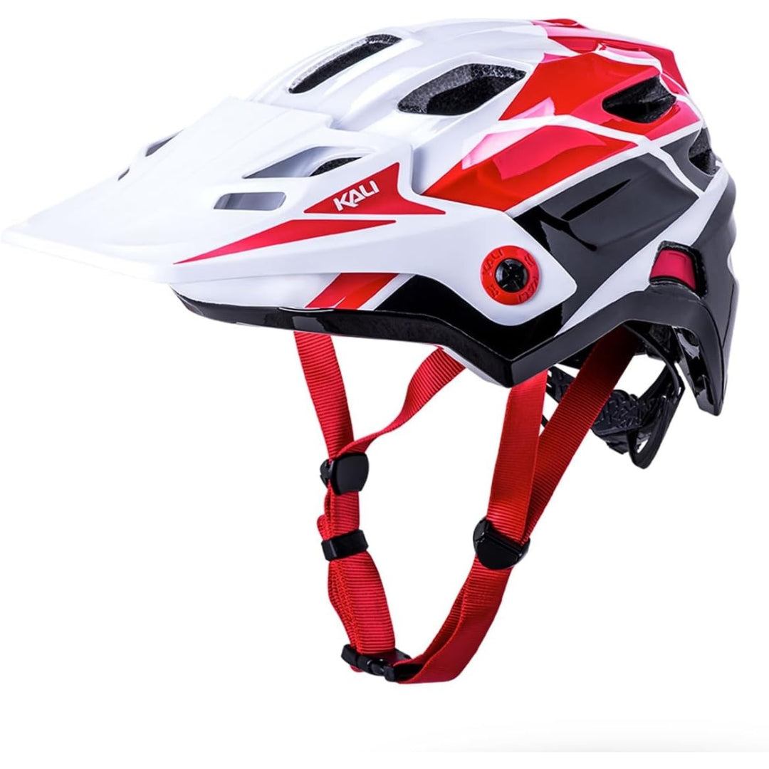 קסדה מלאה לאופניים לילדים פול פייס קאלי שחור לבן Kali Maya Full Face Child