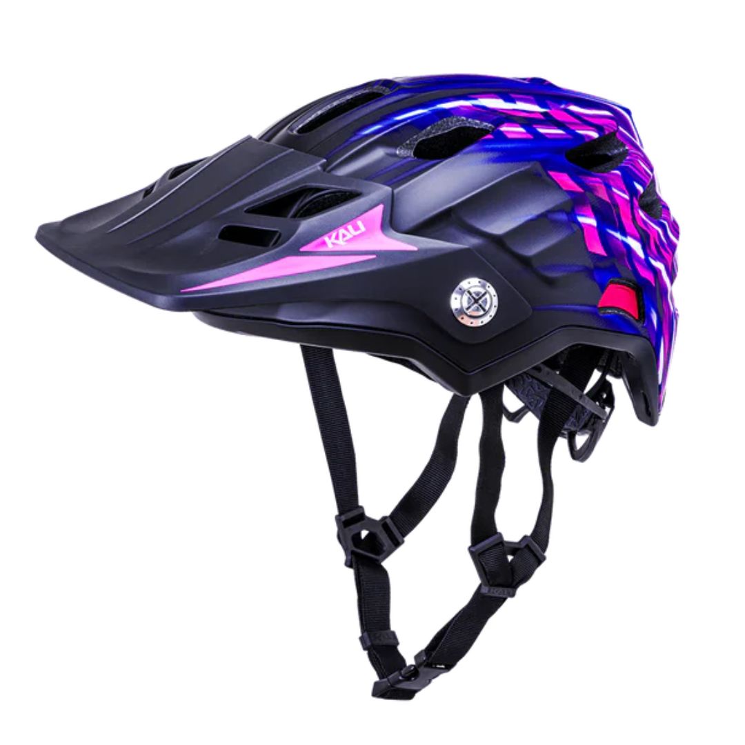 קסדה מלאה לאופניים לילדים פול פייס קאלי ורוד-כחול Kali Maya Full Face Child