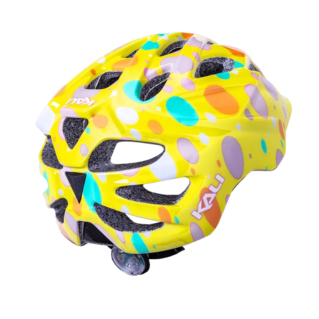 קסדה לאופניים לתינוקות וילדים קאלי עיגולים צהוב Kali Chakra Child