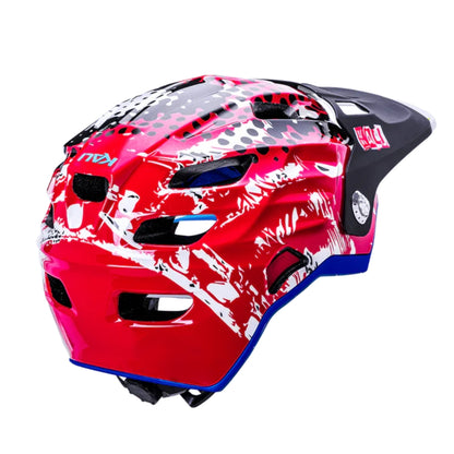 קסדה מלאה לאופניים לילדים פול פייס קאלי אדום כחול Kali Maya Full Face Child