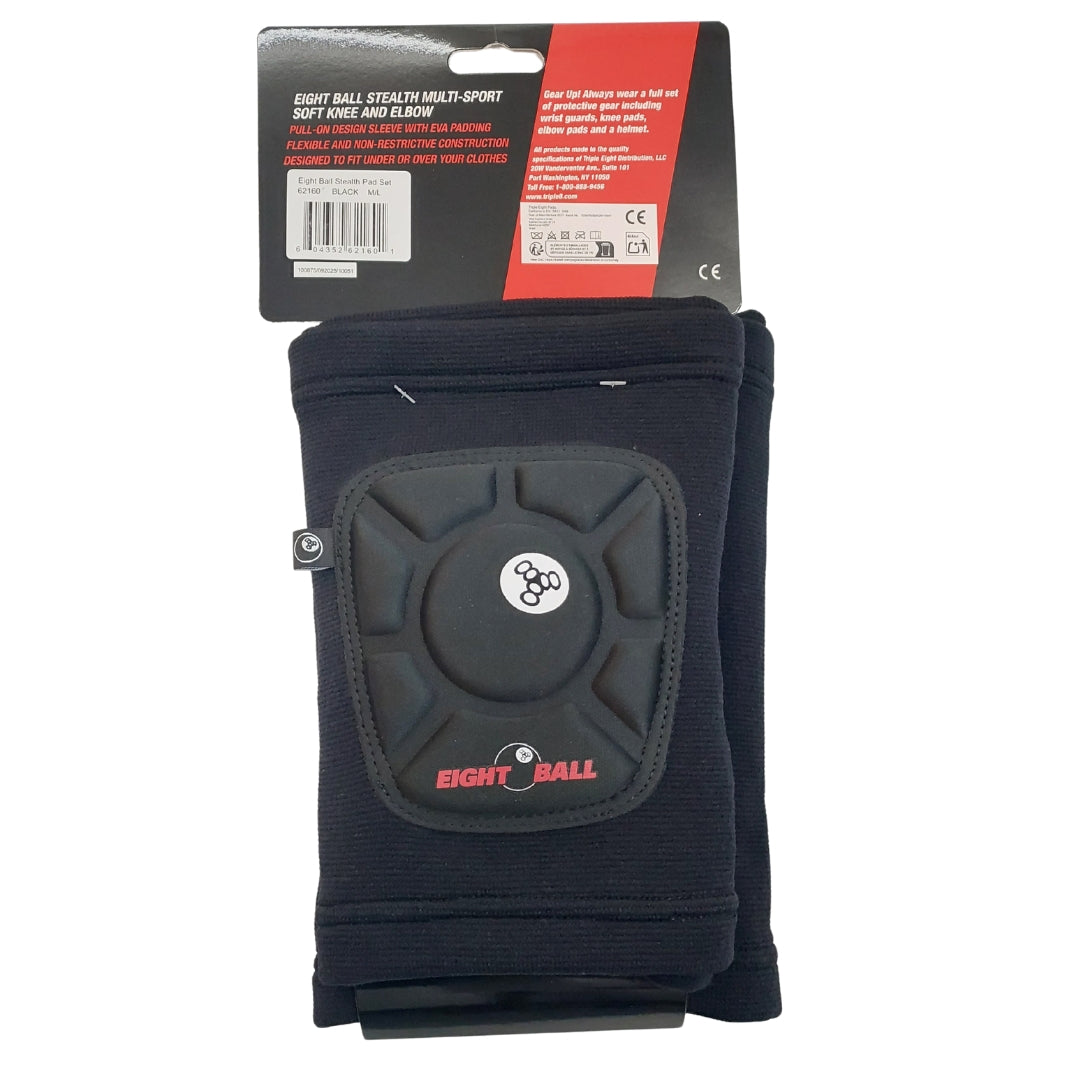 סט מגנים מקצועיים גמיש לנוער לספורט אתגרי Eight Ball Stealth