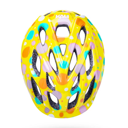 קסדה לאופניים לתינוקות וילדים קאלי עיגולים צהוב Kali Chakra Child