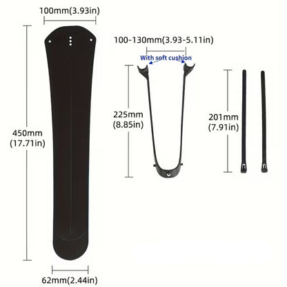 כנף אחורית לגשם מגן בוץ לאופני כביש ועיר Lilioo RC200