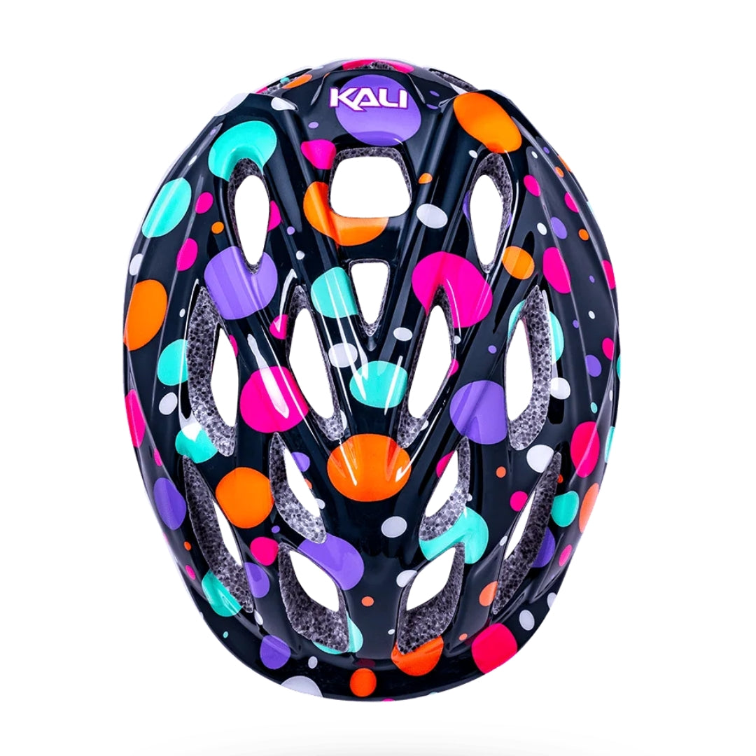 קסדה לאופניים לתינוקות וילדים קאלי עיגולים שחור Kali Chakra Child