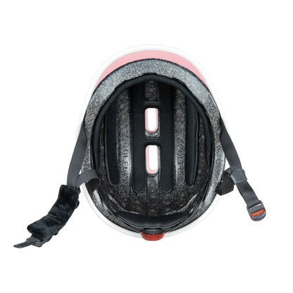 קסדה לאופניים לילדים עם אור אחורי ורוד Globber Master - Bikes Online