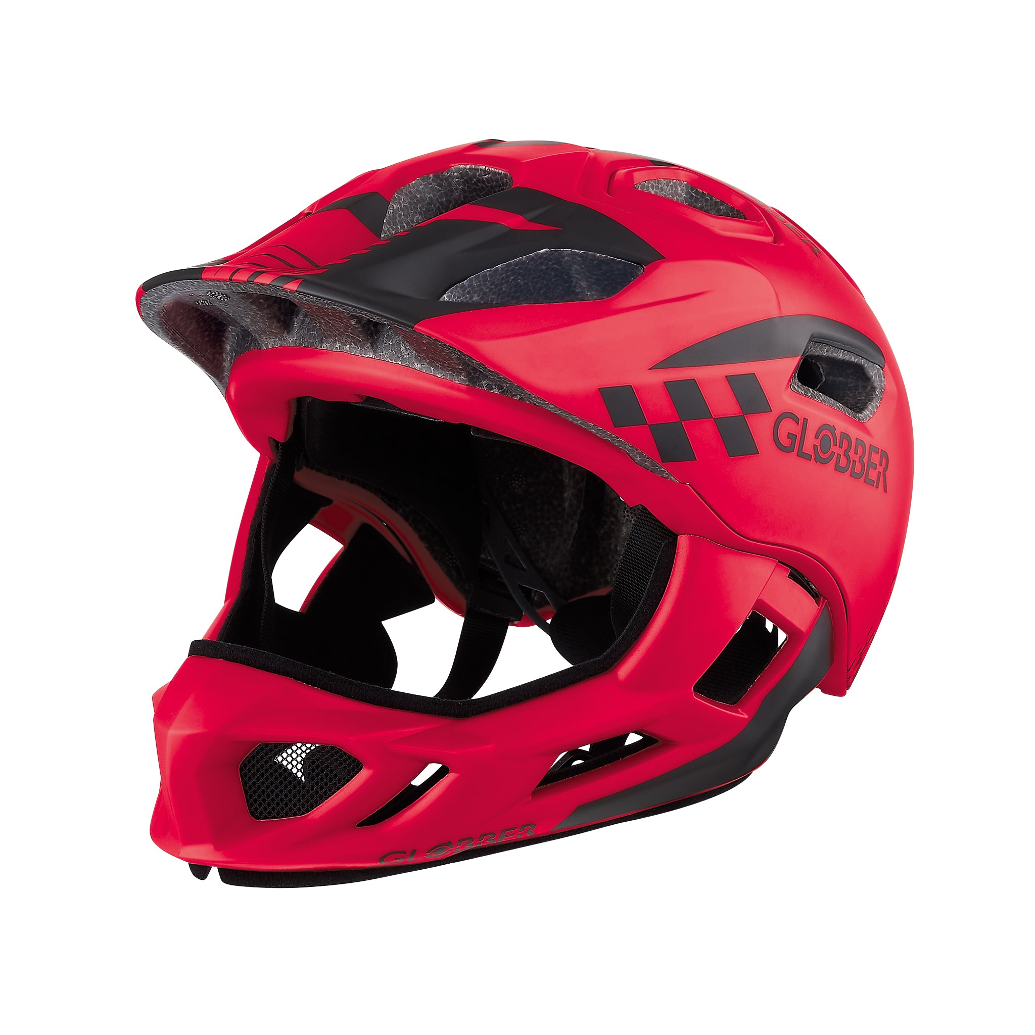 קסדה מלאה לאופניים לילדים עם אור אחורי Globber Racing
