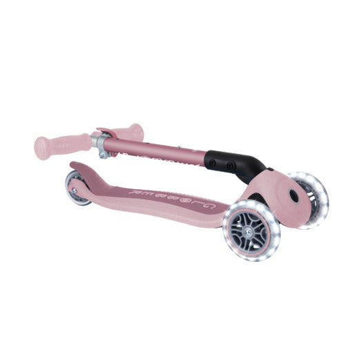 קורקינט לילדים קטנטנים גלובר ג'וניור לייטס מתקפל עם אורות אקולוגי GLOBBER JUNIOR FOLDABLE LIGHTS ECOLOGIC