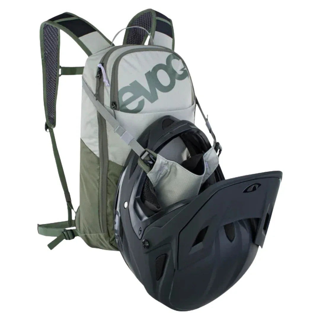 תיק רכיבה וטיולים + שלוקר 8 ליטר אבוק Evoc Ride 8 אפור ירוק - Bikes Online
