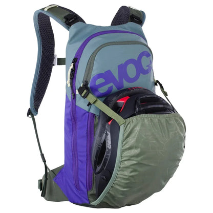 תיק רכיבה וטיולים + שלוקר 6 ליטר אבוק Evoc Stage 6 סגול-זית - Bikes Online