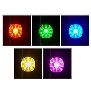 פנס אחורי לאופניים נצנץ צבעוני ERC Bike Light WT09 RGB