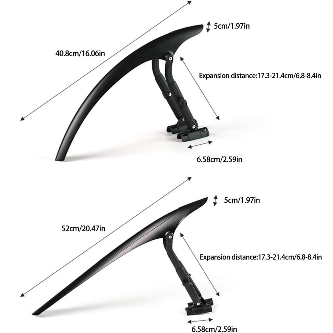 סט כנפיים לגשם מגני בוץ לאופני כביש ועיר Lilioo RC202