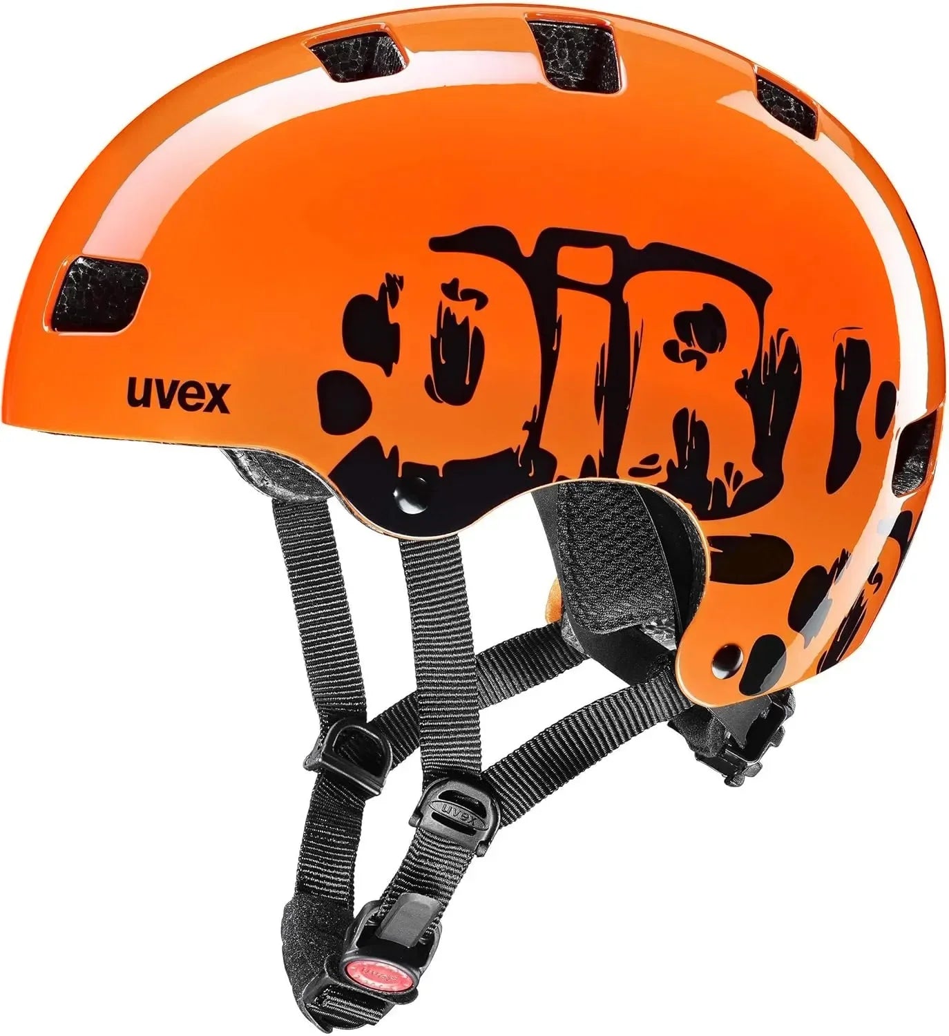 קסדה לילדים ונוער UVEX Kid 3 DIRT כתום\שחור