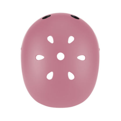 קסדה לאופניים לילדים עם אור אחורי ורוד Globber Primo