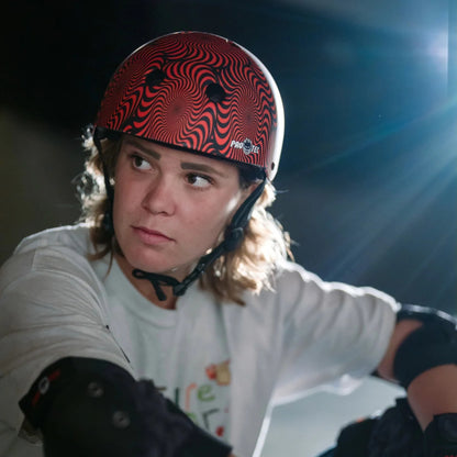 קסדה לאקסטרים PRO-TEC LOW PRO SPITFIRE מהדורת ספיטפייר אדום