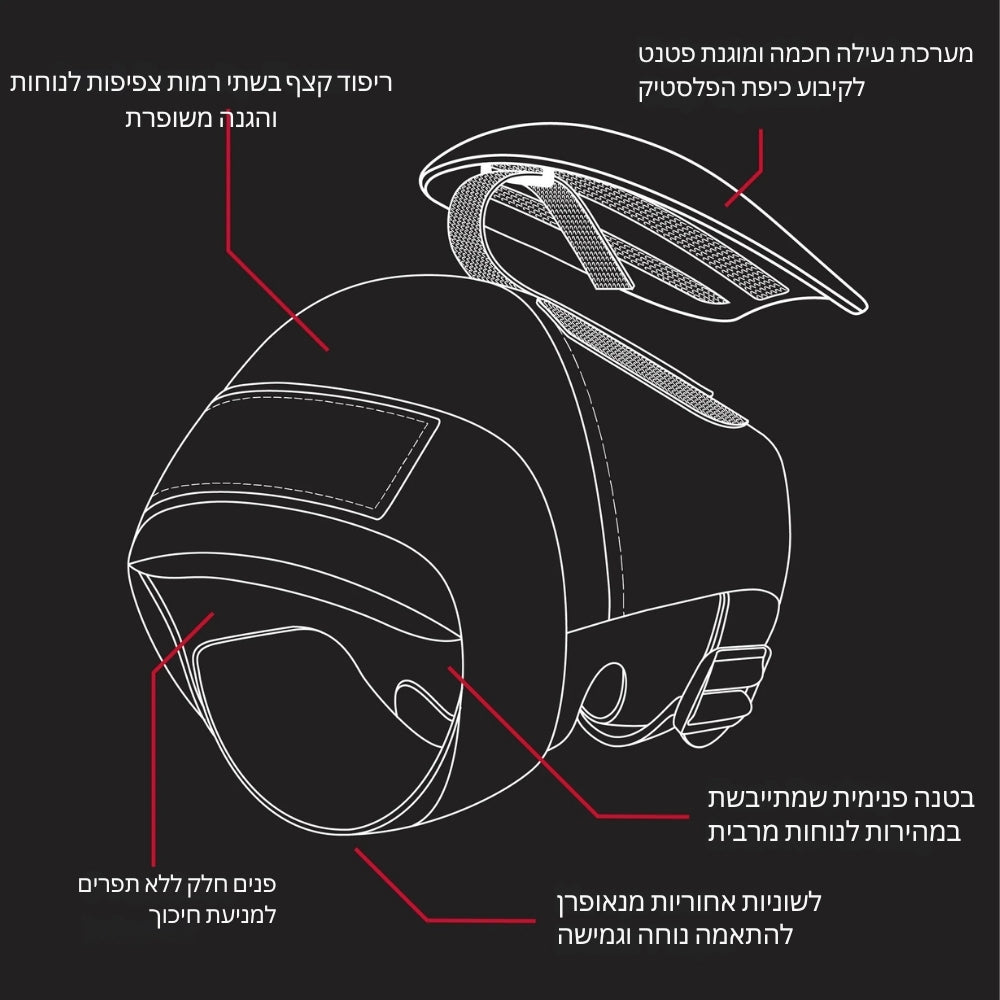 מגני ברכיים מקצועיים לספורט אתגרי Pro-Tec Vert Knee Pads