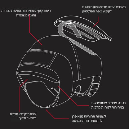 מגני ברכיים מקצועיים לספורט אתגרי Pro-Tec Vert Knee Pads