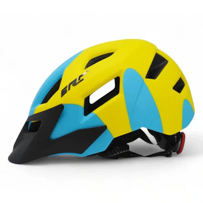 קסדת אופניים לילדים ונוער תכלת צהוב כתום ERC HT-45 - Bikes Online