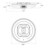 מטען אלחוטי לטלפון למתאמי שולחן או רכב Quad Lock MAG Wireless Charging Head