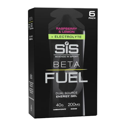 ג'ל אנרגיה עם אלקטרוליטים טעם פטל ולימון SiS BETA Fuel + Electrolyte