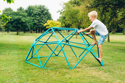 כיפת טיפוס גיאומטרית עם מגלשה לגינה Plum Deimos Climbing Slide With Dome