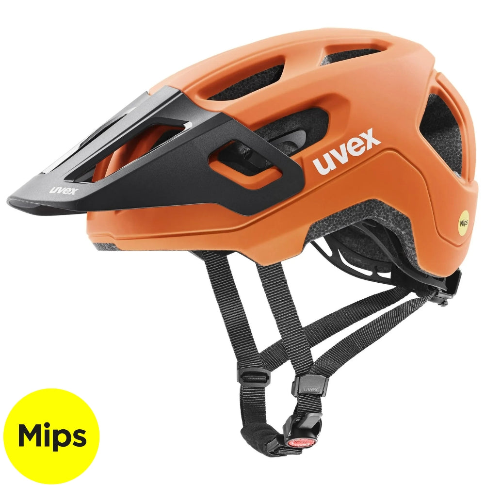 קסדה מקצועית לאופניים לילדים ונוער יובקס UVEX React Jr. MIPS כתום