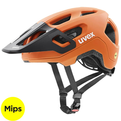 קסדה מקצועית לאופניים לילדים ונוער יובקס UVEX React Jr. MIPS כתום