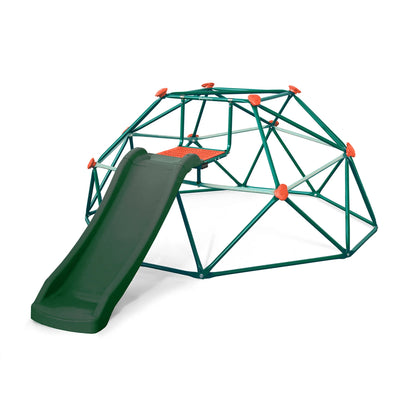 כיפת טיפוס גיאומטרית עם מגלשה לגינה Plum Deimos Climbing Slide With Dome