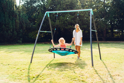 Plum Metal Mist Nest Swing  נדנדת קן עם מרססת מים