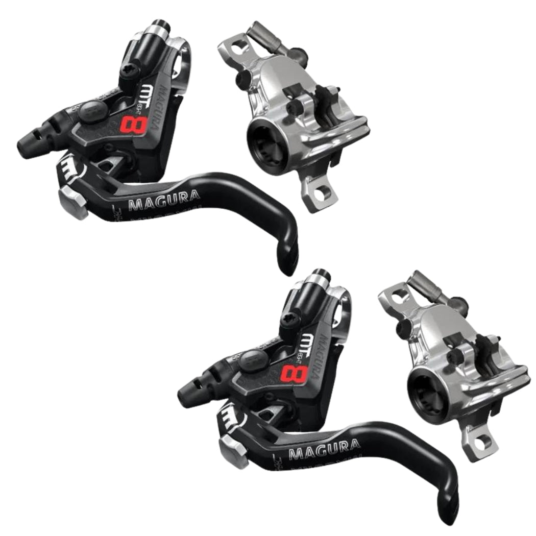 סט ידיות וקליפרים הידראולי מגורה MAGURA MT8 PRO