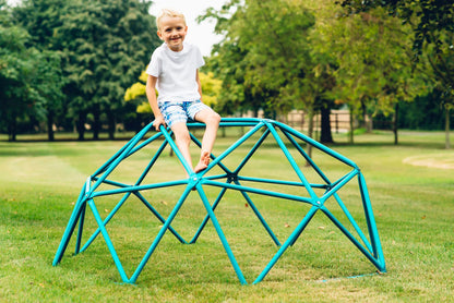 כיפת טיפוס גיאומטרית עם מגלשה לגינה Plum Deimos Climbing Slide With Dome