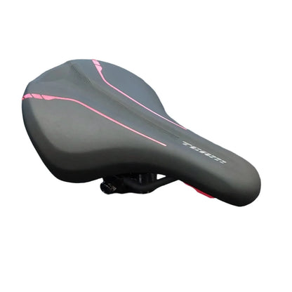 אוכף מושב לאופניים ארגונומי שחור ורוד לילדים DDK - Bikes Online