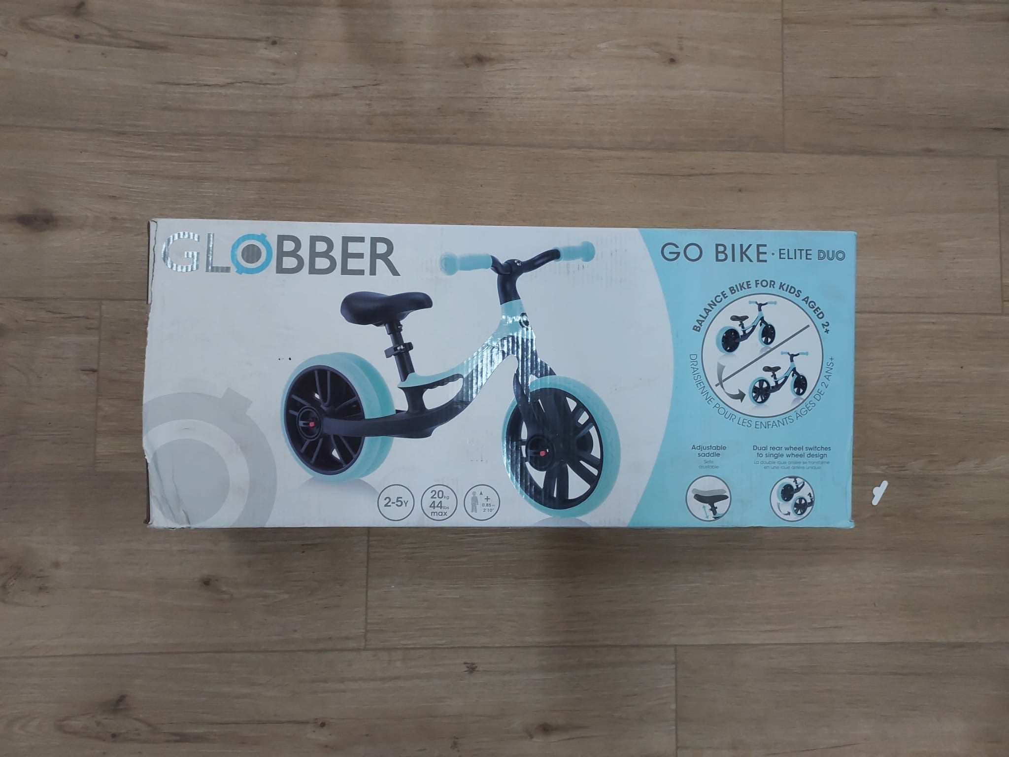 מוצר מציאון - אופני איזון לילדים גלובר Globber Go Bike Elite Duo