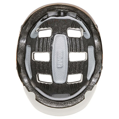 קסדת אופניים Uvex HLMT 5 Chrome ורוד מוזהב