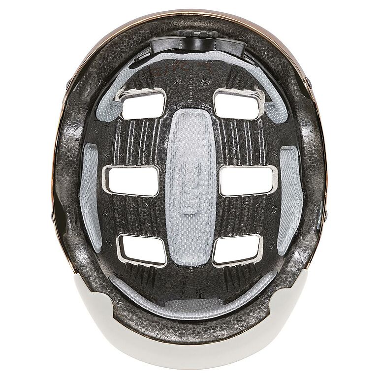 קסדת אופניים Uvex HLMT 5 Chrome ורוד מוזהב