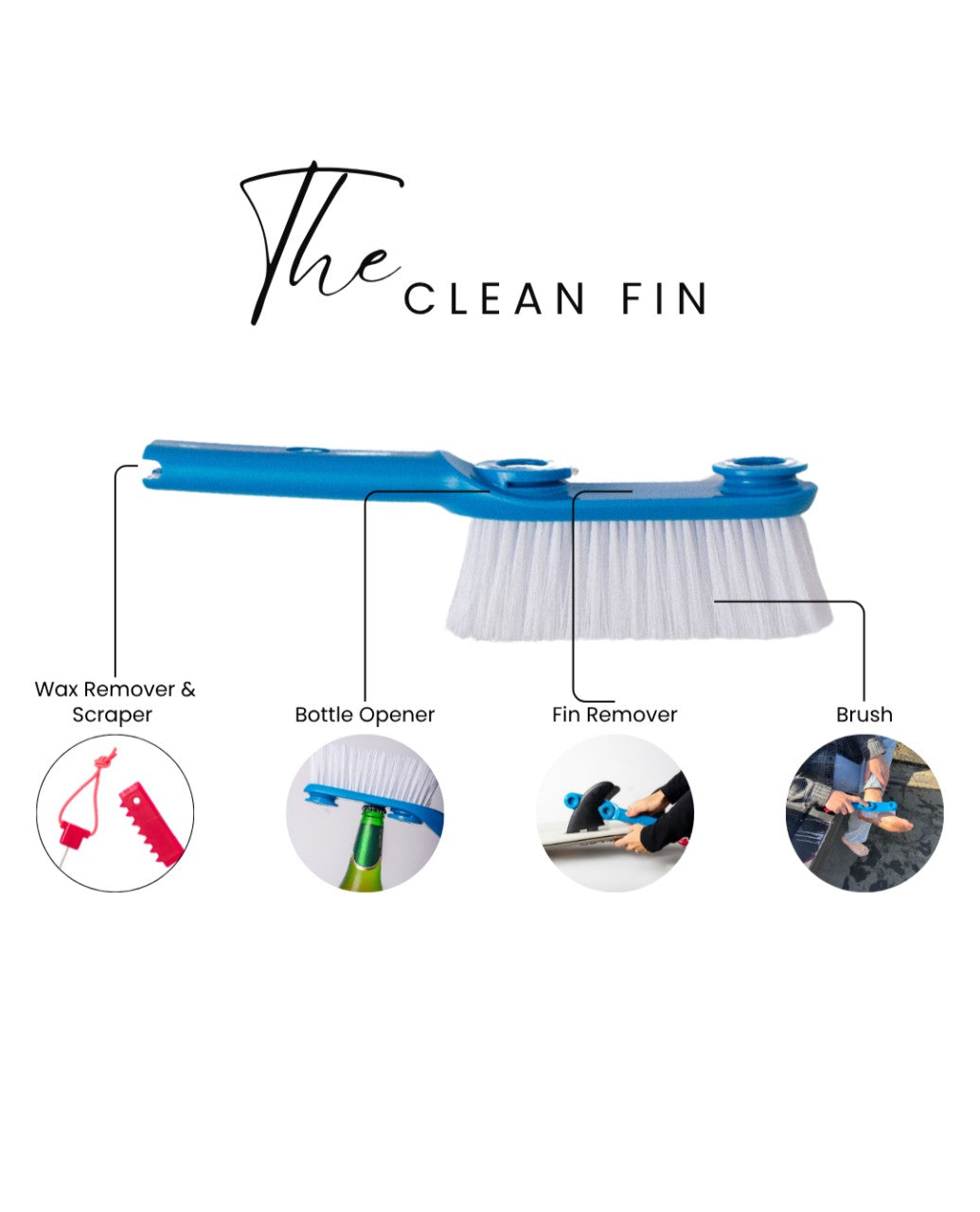 סנפיר גלישה The Clean Fin ריפ קארל